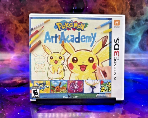 Pokemon Art Academy (Nintendo 3DS, 2014) CIB Complete, Tested & Working