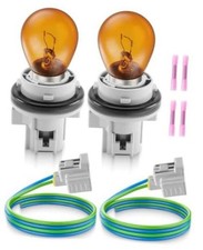 2PCS Turn Signal Light Socket Holder with Wire Harness Connector