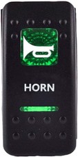 12V 20A 5-Pin Momentary Push Button Toggle Switch with Green LED for Car Horn an