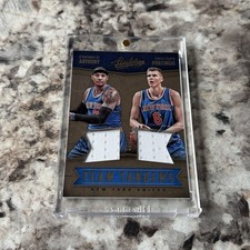 Carmelo Anthony / Porzingis 2016-17 Absolute Team Tandems Game Used Jersey /149