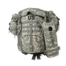 USGI MOLLE II Large Rucksack ACU UCP Pack Belt 2 Pouches Carrier NEW Gen 4 Frame