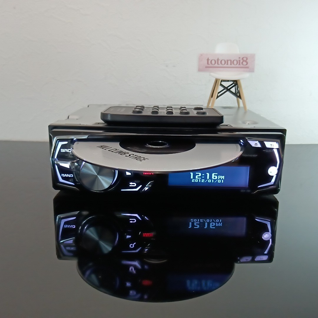 Pioneer Carrozzeria DEH-780 1DIN CD Car Audio MIXTRAX USB Remote
