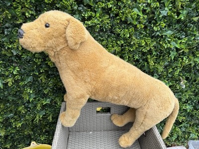 Melissa und Doug großer goldener Labrador freistehendes Plüschtier Stofftier realistisch