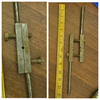 Vintage Halter verstellbar Gewindebohrer Schraubenschlüssel Gewindeschneidwerkzeug Gewindebohrer & Schneideisen