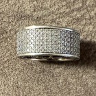 Iced Ring Men’s Size 12 Silver Color Clear Stones Around Ring Hip Hop Bling!!! — photo 4