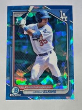 2024 Bowman Chrome Sapphire JARON ELKINS card #106 LOS ANGELES DODGERS