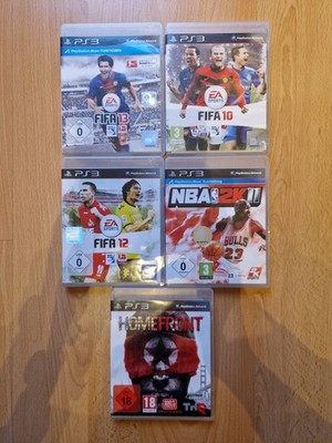 PS3 Playstation 3 Spielesammlung FIFA 10 12 13 NBA 2K 11 Home Front