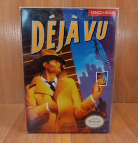 Nr MINTY BOX CIB Deja Vu complete in nintendo nes Collector quality CLEAN lot