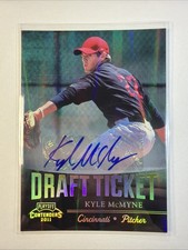 2011 PLAYOFF CONTENDERS DRAFT TICKET #DT91 KYLE McMYNE AUTO SIGNED CINCINNA REDS