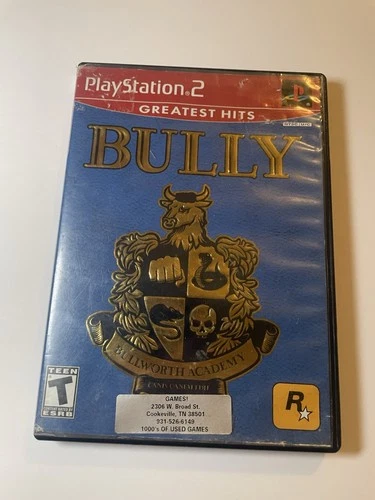 Playstation 2 PS2 Bully Video Game Disc & Case No Manual No Map