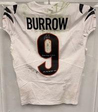 Joe Burrow Bengals Game-Used Jersey — Signed 2021 - Fanatics LOA Matched