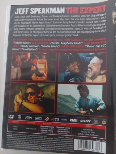 DVD RARITÄT UNCUT JEFF SPEAKMAN - KLASSIKER THE EXPERT SAMMLUNG - Bild 2 von 4