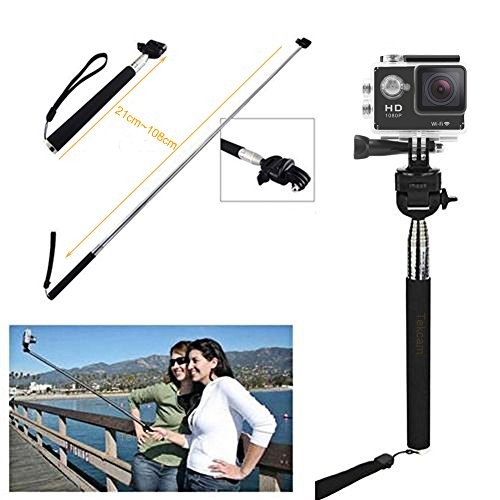Head Mount Chest Mount Selfie Stick Compatible with Gopro Hero 13 12 11 6 in 1