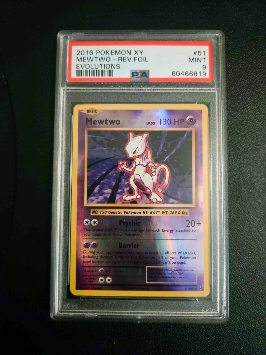 Mewtwo Pokémon TCG Rare Individual Collectible Card Game Cards for
