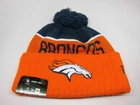 New Era Unisex NFL Denver Broncos Sport Knit Beanie (Orange-Navy) MSRP $25