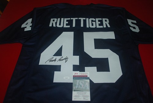 RUDY RUETTIGER "RUDY" Firmado NOTRE DAME JERSEY CERTIFICADO DE AUTENTICIDAD JSA Testigo WA481336