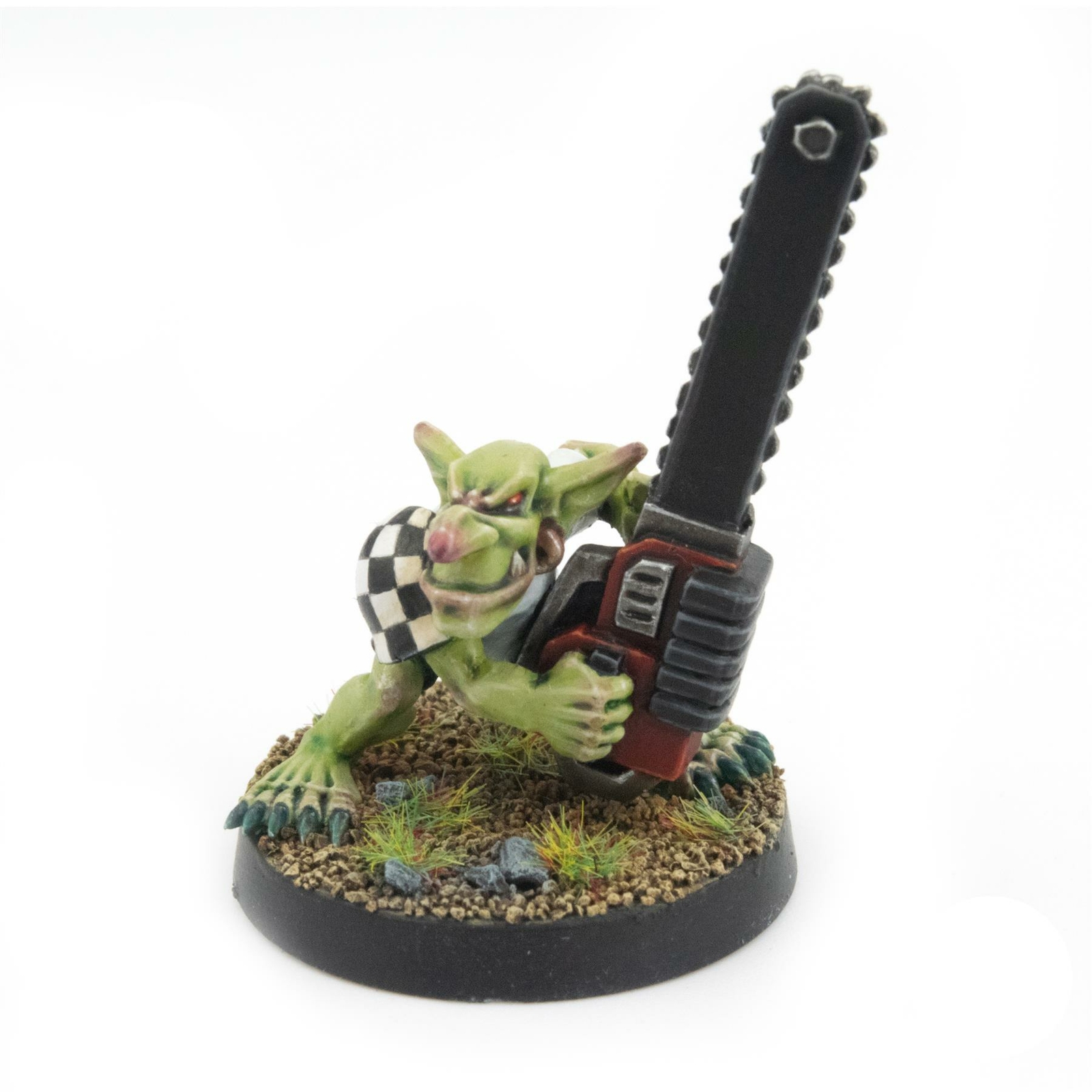 WWG Chainsaw Goblin Special Player - 28mm Fantasy Miniature Figures Blood Bowl