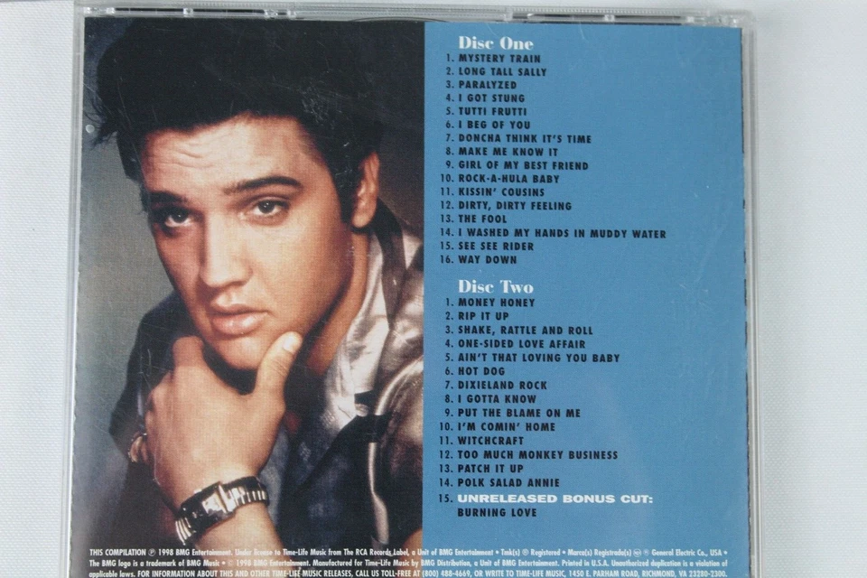 LOT OF 3 TIME LIFE ELVIS PRESLEY COLLECTION CD - FROM THE HEART, THE ROCKER ++ Foto 2 de 4