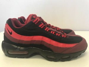 Men's Nike Air Max 95 Premium Sneakers New, Red / Black 749766-600 sku AA |  eBay