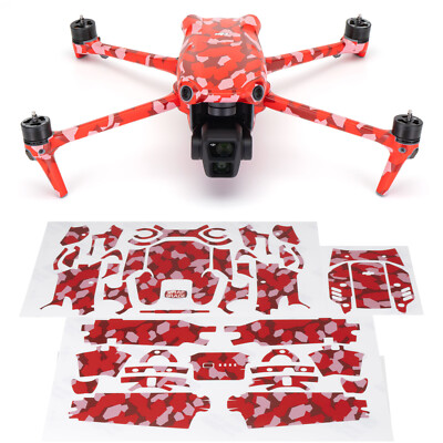 WRAPGRADE Skin Compatibile con DJI Mini 4 Pro (Super Red Dot Camo