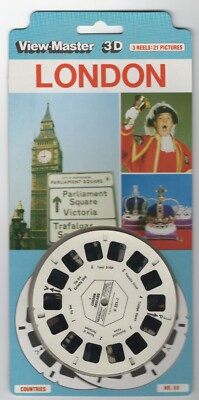 LONDON England 1986 View-Master Packet C-320 Sealed Photographed by David Burder