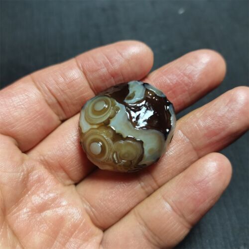 Rare 21.6 G Natural Gobi Agate Eyes Agate/stone Madagascar 32702 - Picture 7 of 14