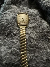 Bulova Gold Men's Watch parts Only 1/20 10k Rolled Gold  12k Gf Band