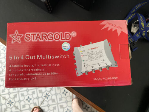 Stargold 4 Way 5 In 4 Out Multiswitch - Picture 1 of 4