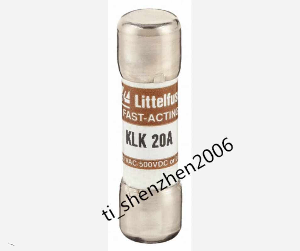 ORIGINALE LITTELFUSE KLK-20 (KLK 20A) 20 Amp 600Vac Midget - Foto 13