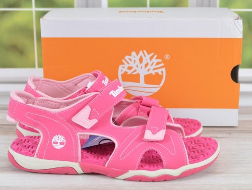 NEW Timberland Kids ADVENTURE SEEKER 2 Strap Sports River Sandals Size 6 PINK - 第 2/9 張圖片