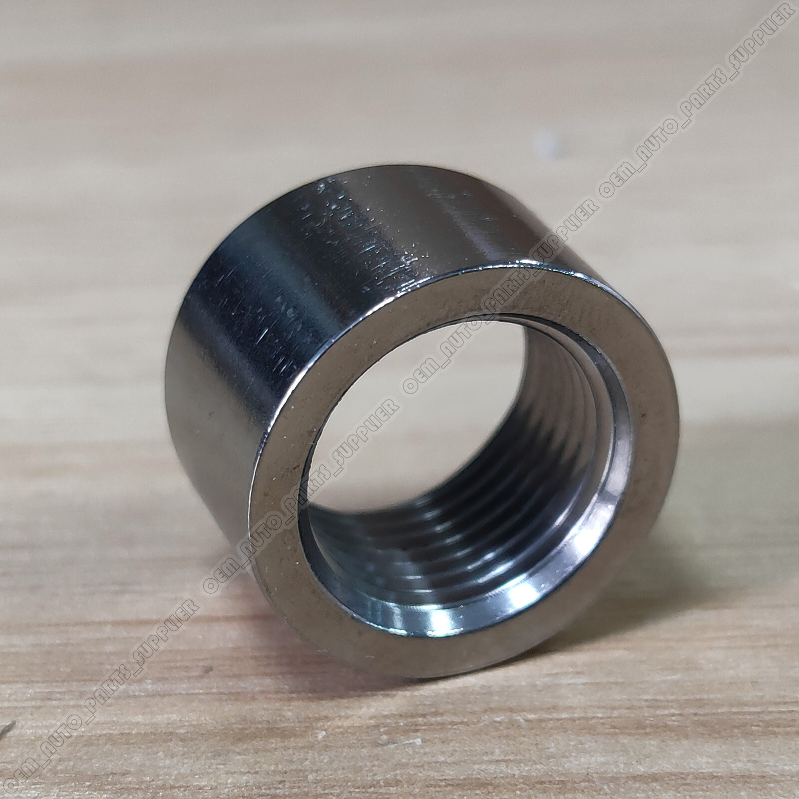 (2) Weld on / Weld in O2 Oxygen Sensor Bung Curved 304 Stainless Steel ...