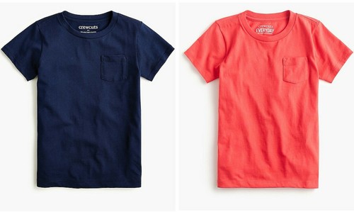 J.Crew Boys Short Sleeve pocket T-shirt 