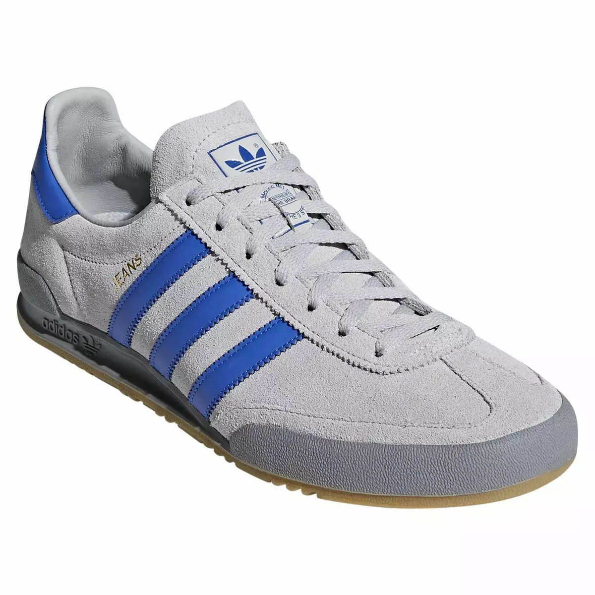 adidas ORIGINALS JEANS TRAINERS SHOES SNEAKERS GREY BLUE CASUAL | eBay