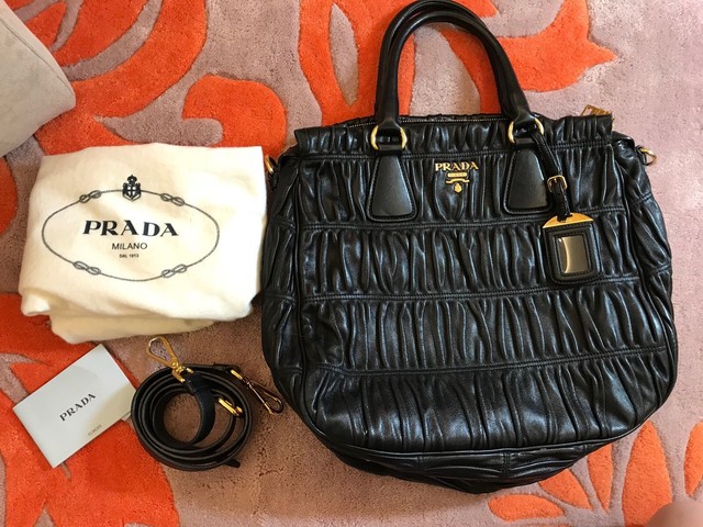 prada sling bag leather