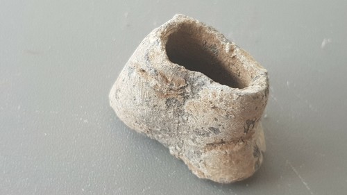 Viking lead spindle whorl very unusual design found in Yorkshire England L119d