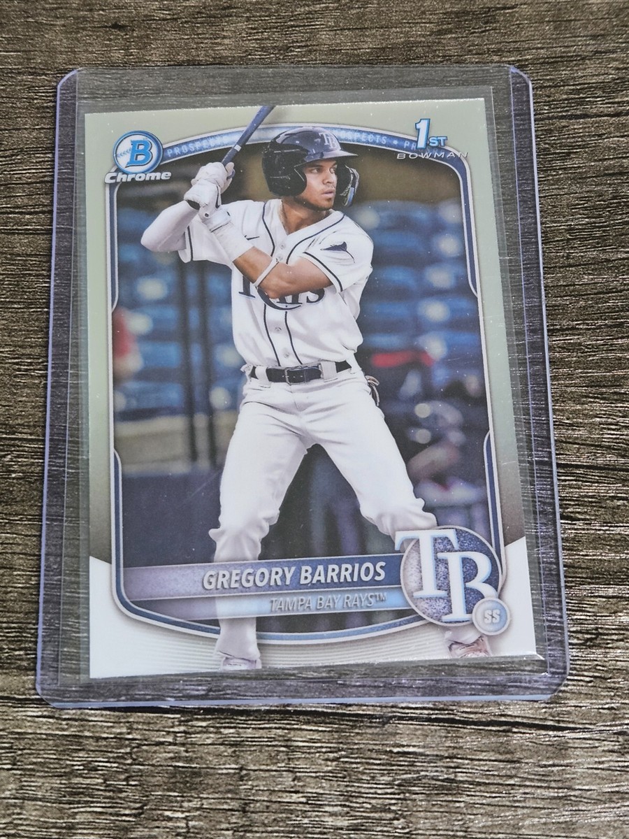 2025 Bowman Baseball #BCP-7 - GREGORY BARRIOS - 1ST CHROME BOWMAN