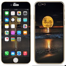 Skin Decal Vinyl Wrap for Apple iPhone 6/6S / Full Moon and Sea