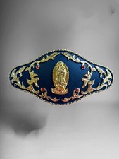 Guadalupe Virgin Cowboy Western Rodeo Belt Buckle Hebilla Vaquera Charra Virgen