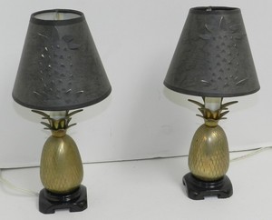 small antique brass table lamps