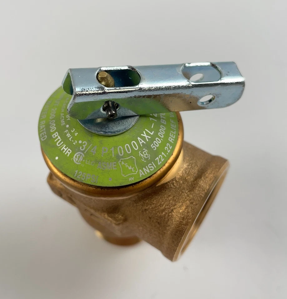 Zurn Wilkins P1000AXL-125C Pressure Relief Valve 3/4 NPT 125 PSI - Image 2 of 4