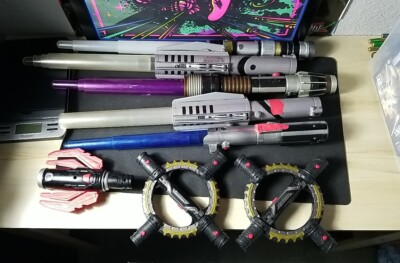 Star Wars Lichtschwerter 2002, 2007, 2015, 2016 LFL Hasbro Konvolut mit Zubehör