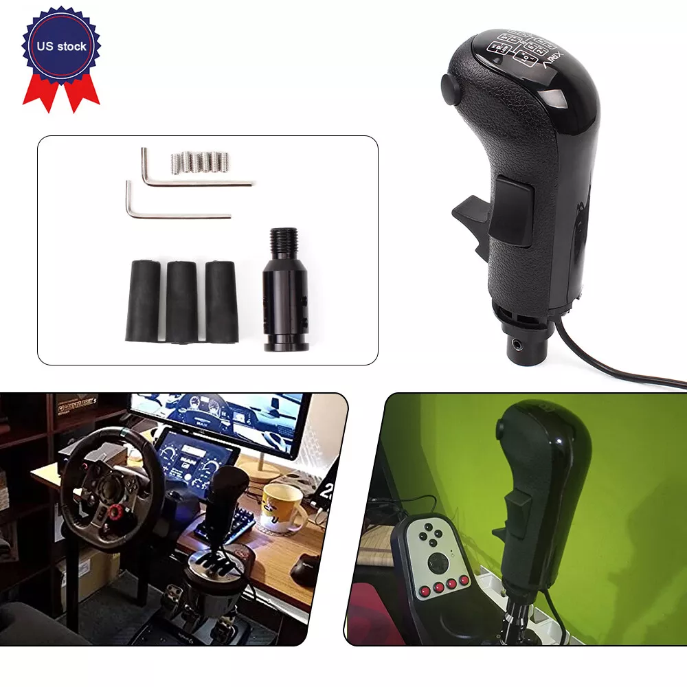 PC USB Simulator Shifter, Racing Games H Shifter Schaltknauf für Logitech  G29 G27 G25 G920 für Thrustmaster für TH8A für FANATEC ClubSport Shifter SQ  Gear: : Games