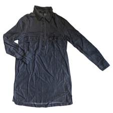 Forever 21 Black Shirt Dress - Size Small