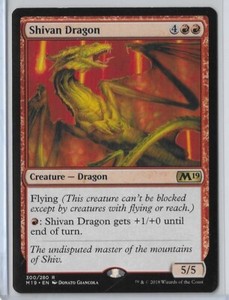 Shivan Dragon #300 Core Set 2019 (M19)
