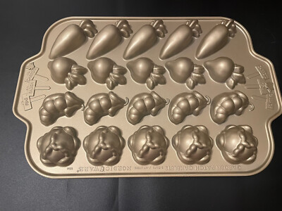 Nordic Ware Garden Patch Cakelets Pan carrots cabbage radish