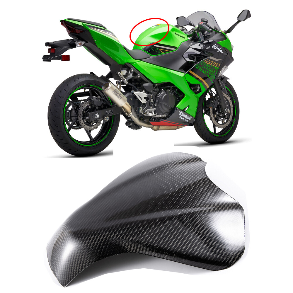 For 2018-2022 Kawasaki Ninja 400 Z400 Carbon Fiber Gas Fuel Tank