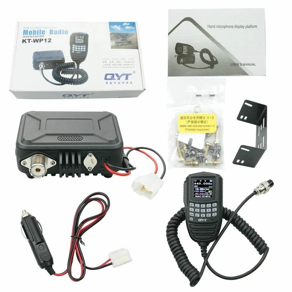 WP12 Mini-Mobilfunkgerät VHF UHF 25W Auto-Transceiver Multifunktionales Mikrofon - Bild 4 von 4