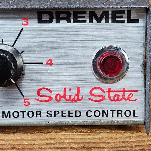 Dremel Model 219 Table Top Motor Variable Speed Control Solid State Tested Works - Picture 6 of 21