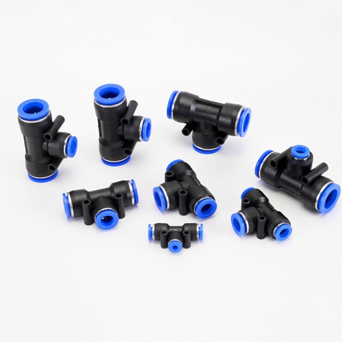 Pneumatic Push In Fitting Air Water Pipe Connectors Hydraulic Push Fit 4/6~16 mm - Picture 6 of 254