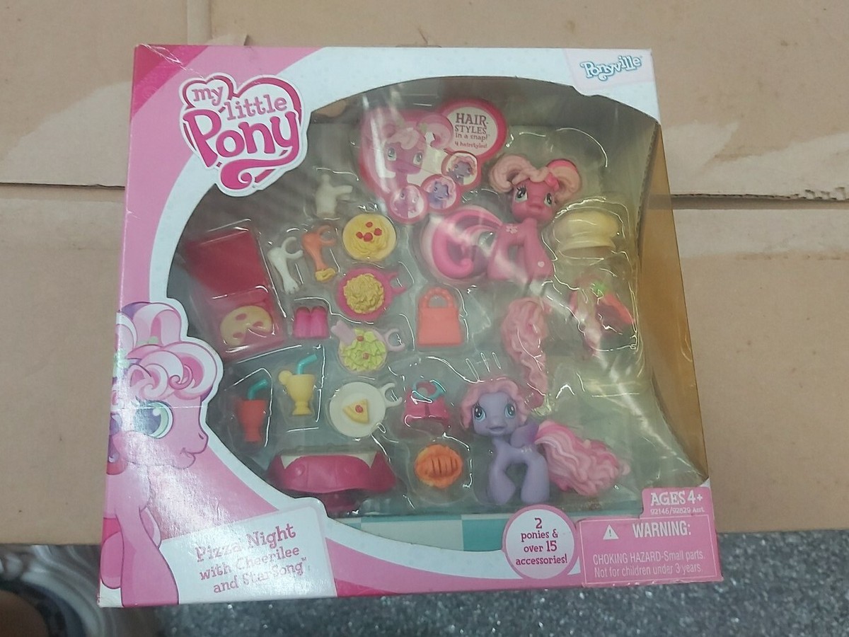 Last New My Little Pony Ponyville Pizza Night Cheerilee StarSong